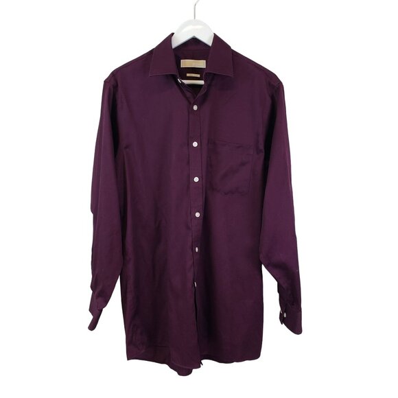 Michael Michael Kors Non-Iron Button Down Shirt Size Large - Picture 1 of 6